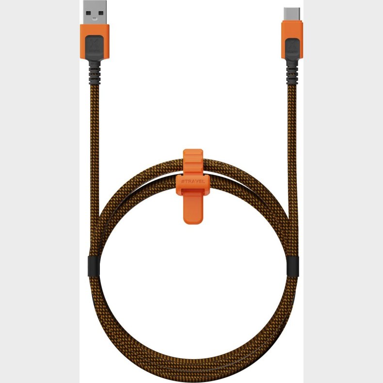 Xtorm - Xtreme Usb-a / Usb-c Kabel - Sort - 1.5m