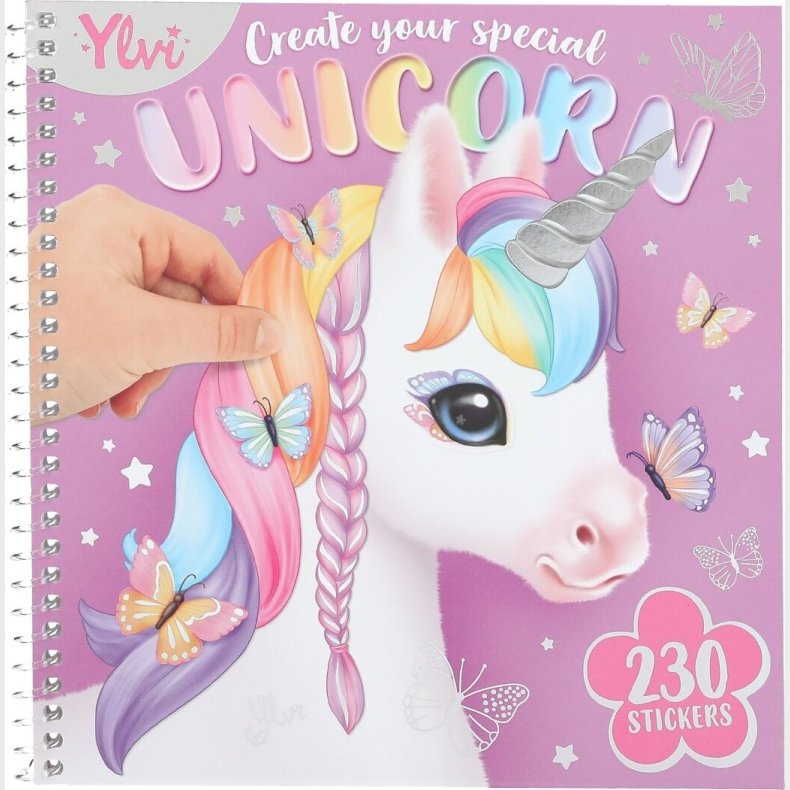 Ylvi - Create Your Special Unicorn Sticker Bog - Bog