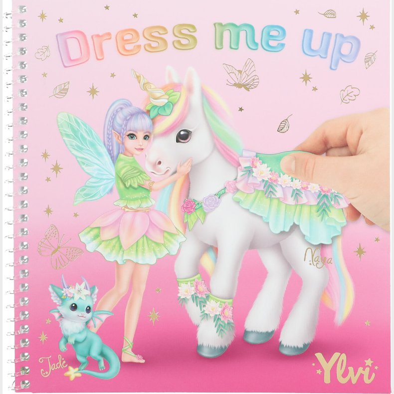 Klisterm�rkebog Til B�rn - Dress Me Up - Ylvi - Bog