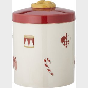 Bloomingville - Yule Krukke Med Lg - Rd - Stentj Keramik