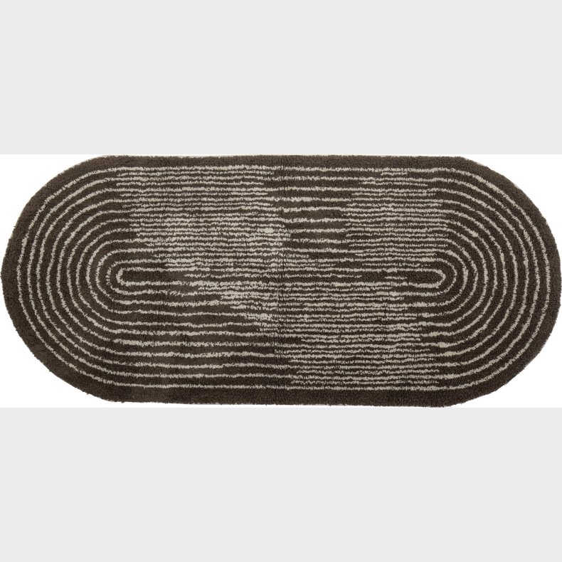 Bloomingville - Zhina T�ppe - Brun - Bomuld - 70x160 Cm