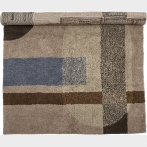 Bloomingville - Zofia Tppe - Brun - Bomuld - 140x200 Cm