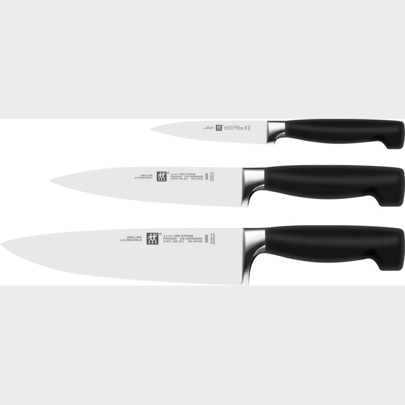 Zwilling - Four Star, Knivst 3-dele - No-color