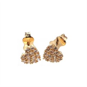 Nordahl Andersen restikker med sten 8 kt.