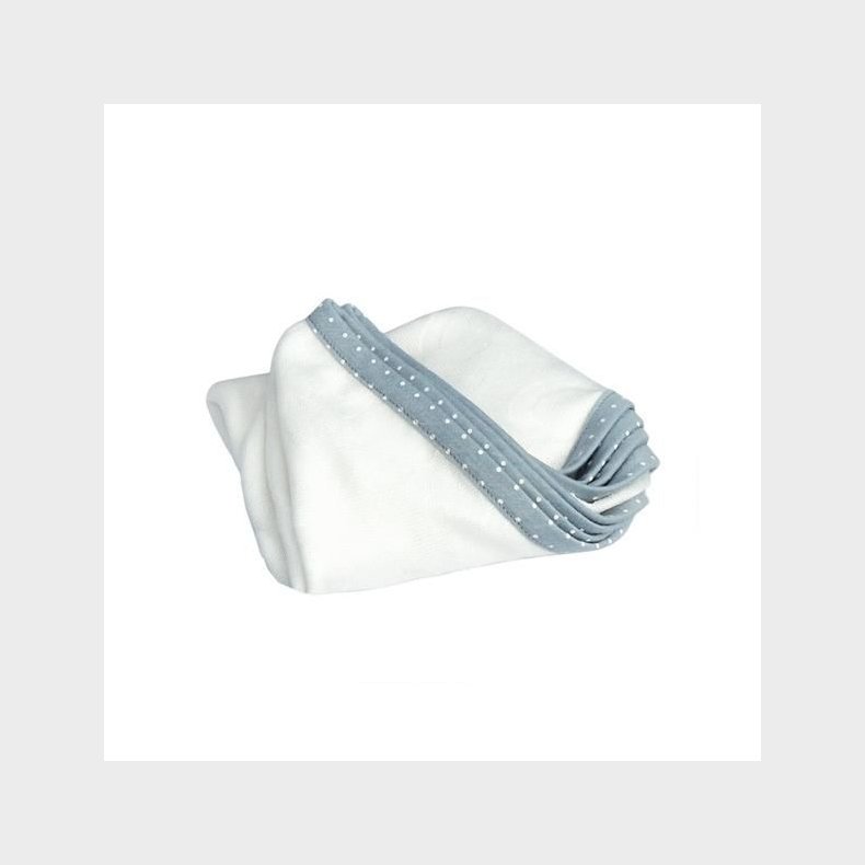 Lullalove Babytppe SupeRRO - hvid