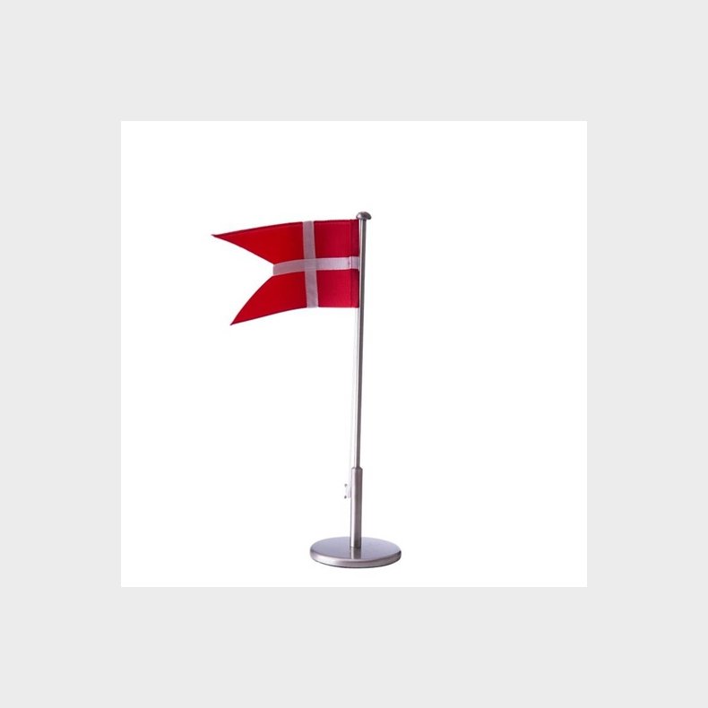 Nordahl Andersen Bordflag med dbsfod 30 cm. - fortinnet