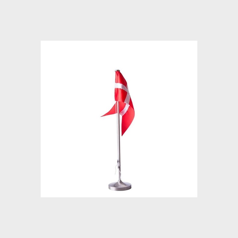 Nordahl Andersen Bordflag med rund fod 38,5 cm. - fortinnet