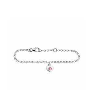 Nordahl Andersen Armbnd hjerte med blomst