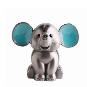 Nordahl Andersen Sparebsse Elefant med bl rer - fortinnet