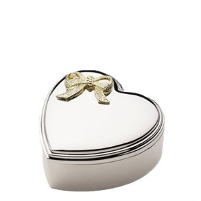 Nordahl Andersen Smykkeskrin med sljfe 10x10 cm. - forkromet