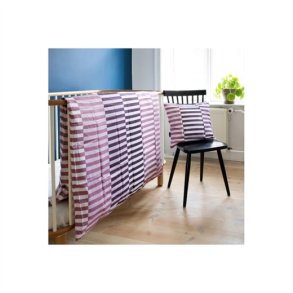 bySKAGEN Sengetj - rosa brede striber