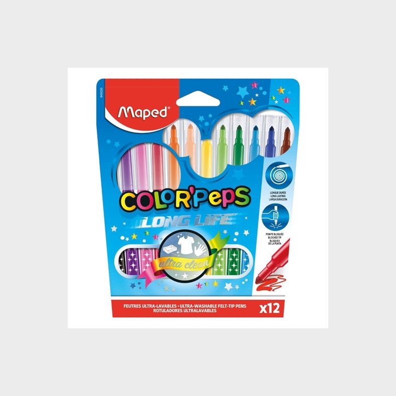 Maped Tusser Color Peps 12 stk.