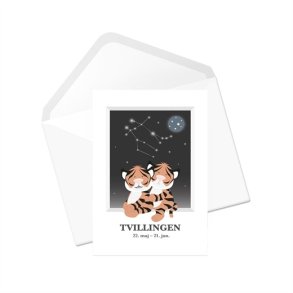 KIDS by FRIIS Stjernetegns kort - Tvillingen