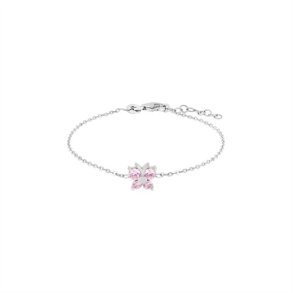 Nordahl Andersen Armbnd sommerfugl - pink zirkonia