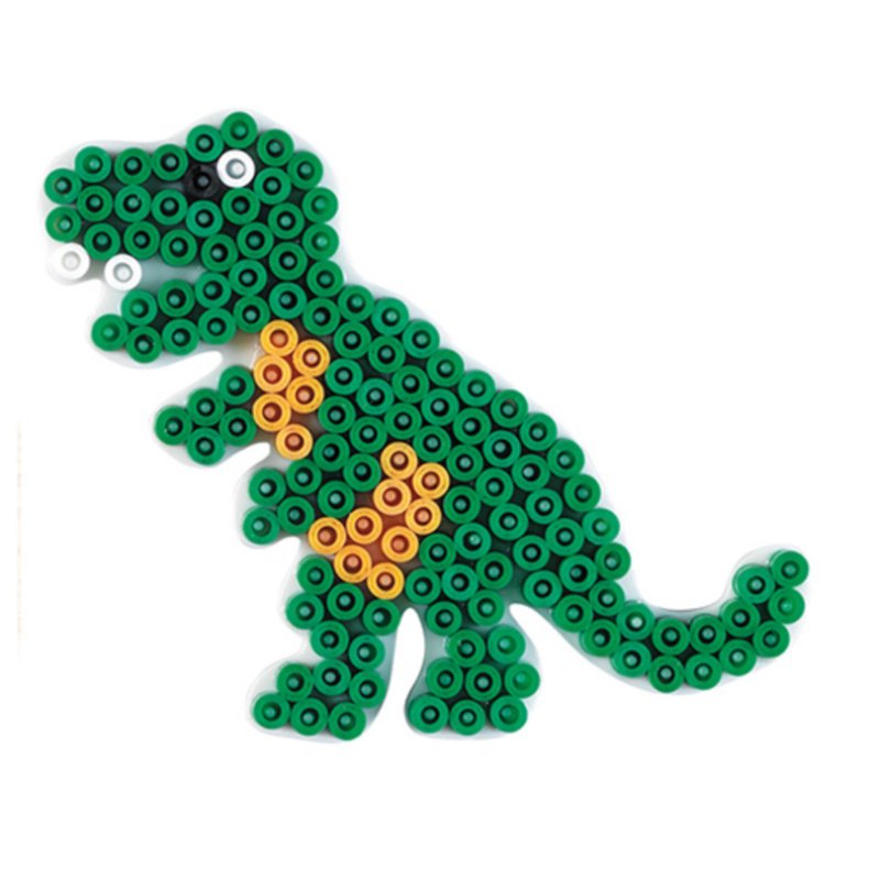 Dinosaur perleplade fra Hama - lille