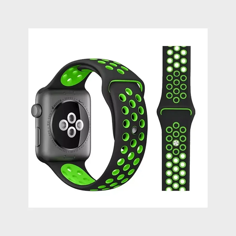 Apple Watch 2 farved Silikone 38/40/41 - Neon