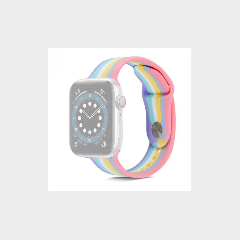 Apple Watch Sportsrem 42/44/45 - Lyserd/Gul/Bl/Lilla