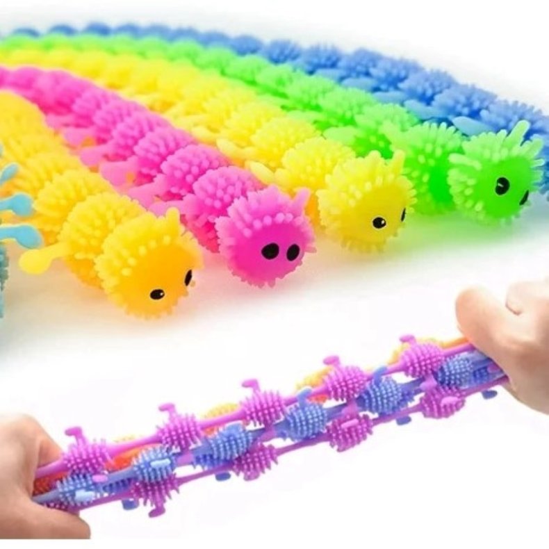 Fidget Toys: Monkey Noodles - Puffer Caterpillar  (se video)