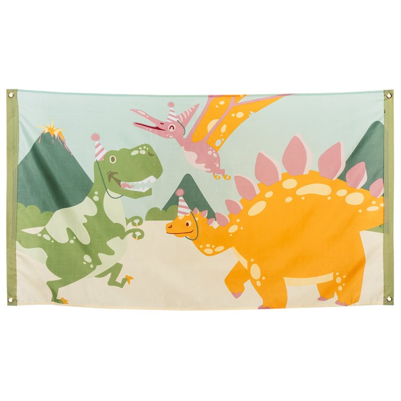 Flag Dino Party  (90 X 150 Cm)