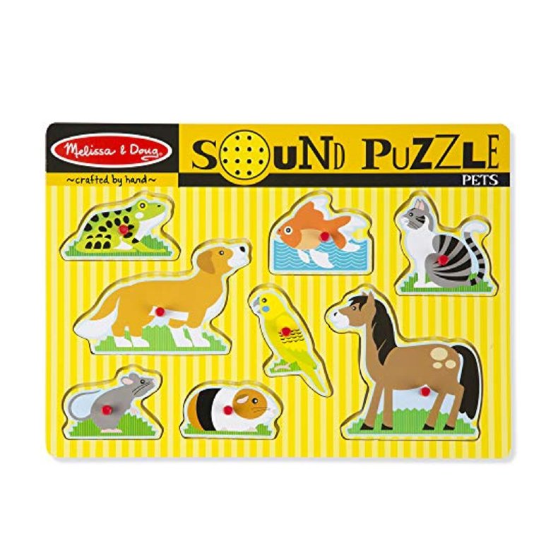 Knoppuslespil med lyd kledyr Sound Puslespil - Melissa &amp; Doug