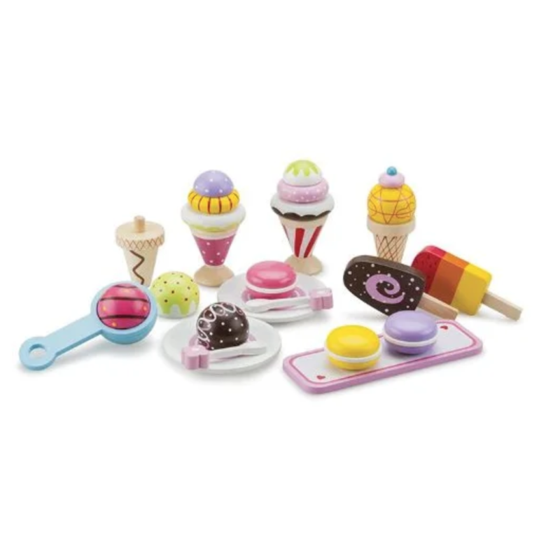 Is og macarons, legemad I tr - New Classic Toys