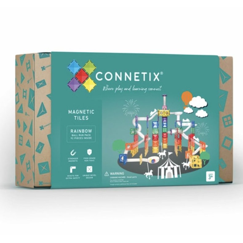 Connetix - Rainbow kuglebane, 92 dele