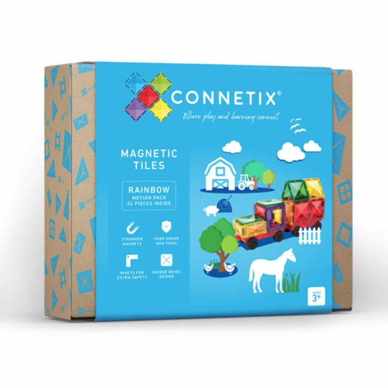 Connetix Rainbow, 24 Piece Motion Pack