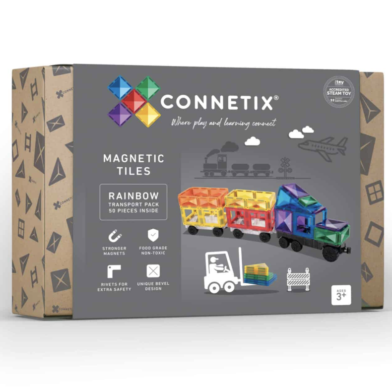 Connetix Rainbow Transport 50 dele