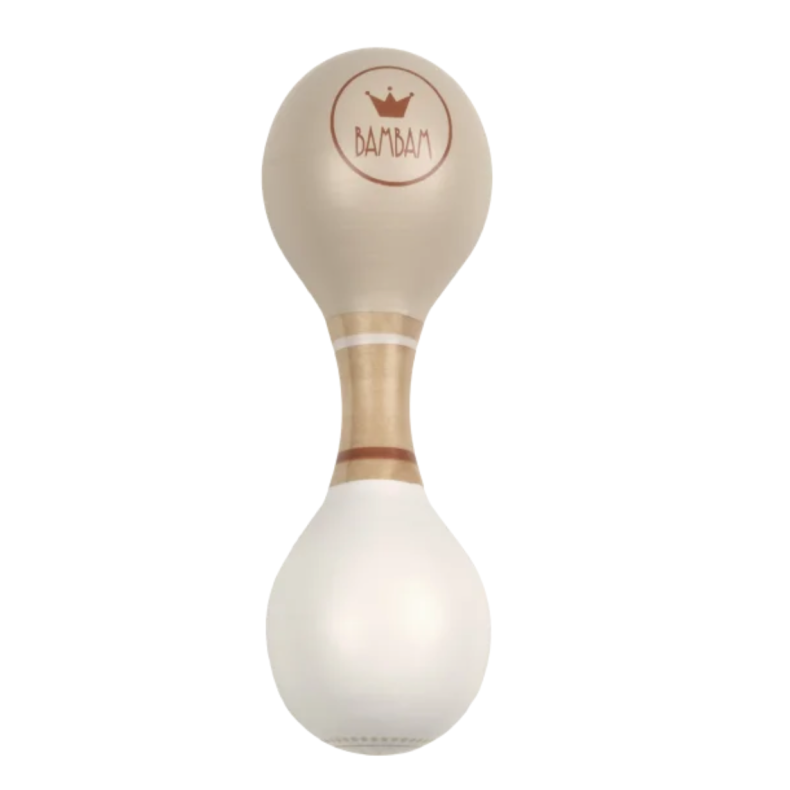 BAMBAM - Maracas rangle i Gaveske - Beige