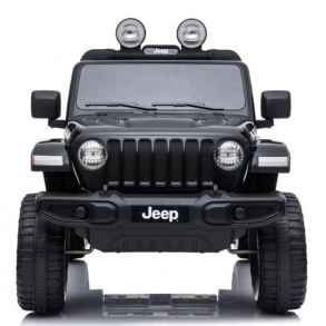 Jeep Wrangler Rubicon Elbil 4x12V sort