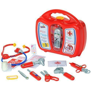 Lgetaske med mobiltelefon