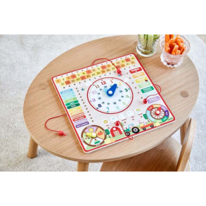 Lringstavle kalender og klokken