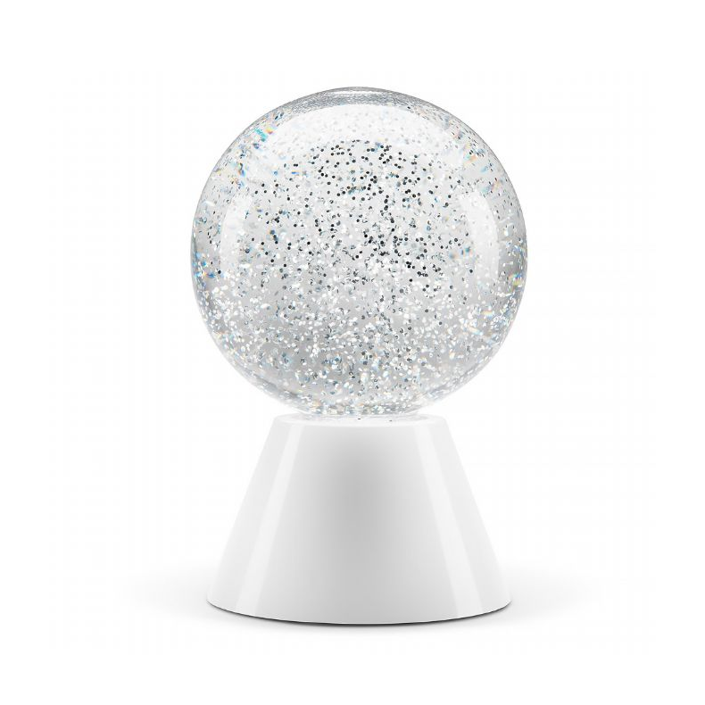 Spinning Glitterkugle Lampe