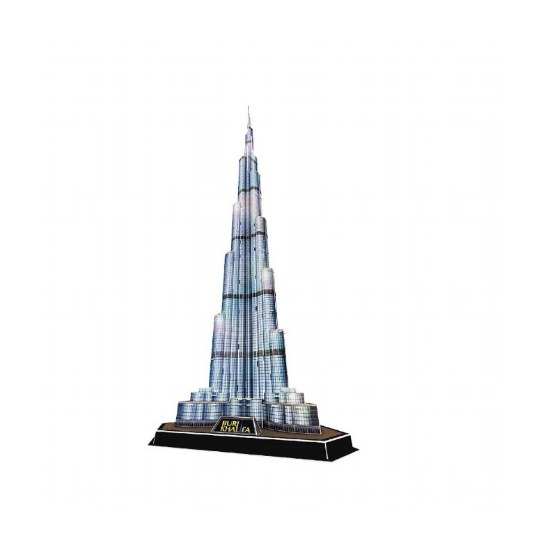 3D Puslespil Burj Khalifa med LED