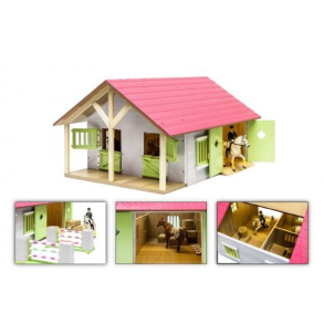 Kids Globe Hestestald 2 Bokse Pink