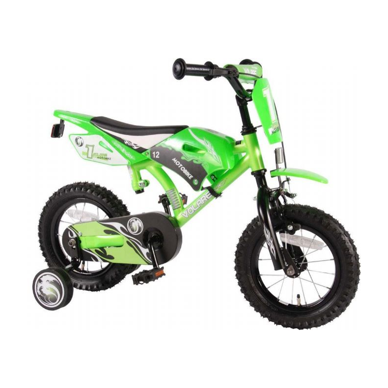 Brnecykel Motorbike Grn 12 tommer