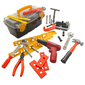 Vrktjskasse med 35 dele