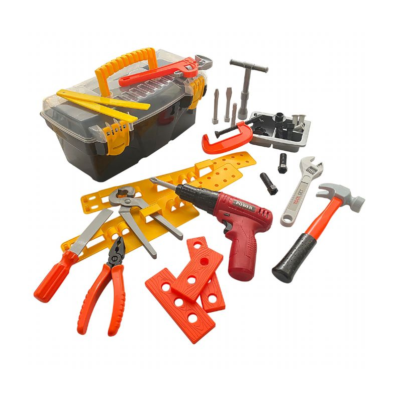 Vrktjskasse med 35 dele