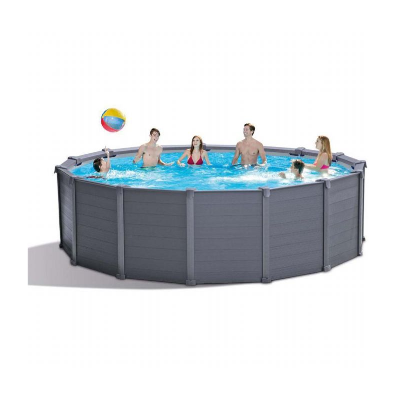 Pool Graphite Grey Panel 16.805L 478x124, Intex