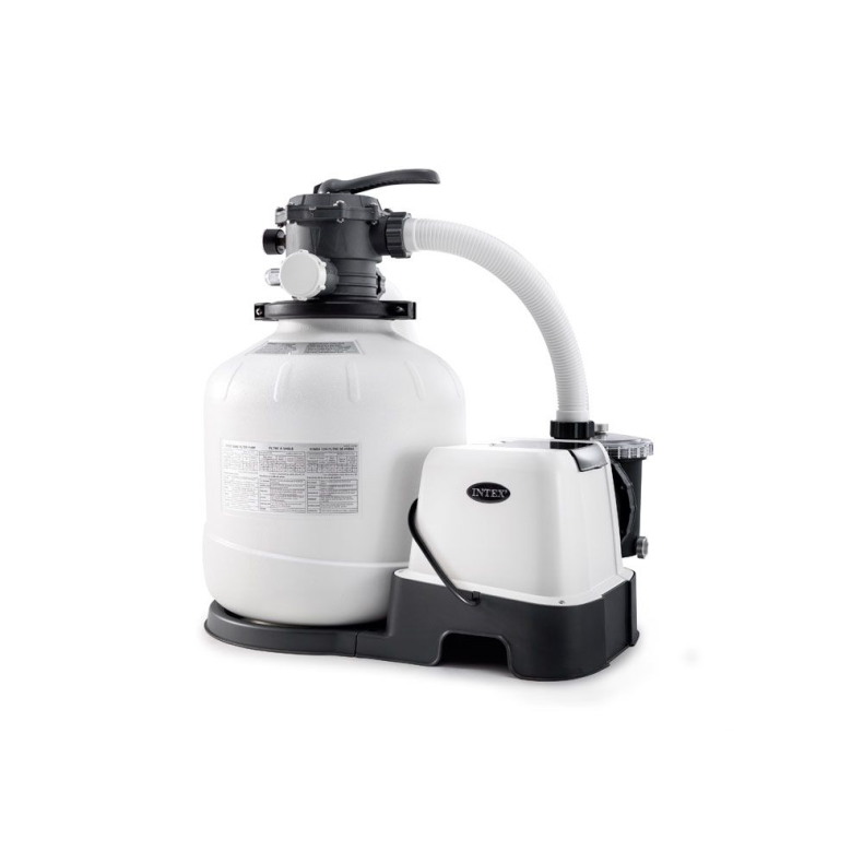 Sandfilter og Saltvandssystem 56.800 lt