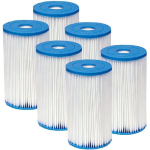 6 x Filter til intexpumpe type B
