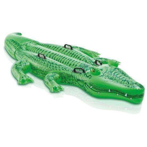 Krokodille Stor oppustelig 203x114 cm