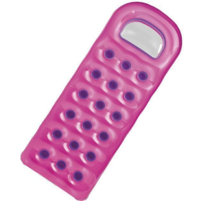 Pool luftmadras rosa 1 stk.