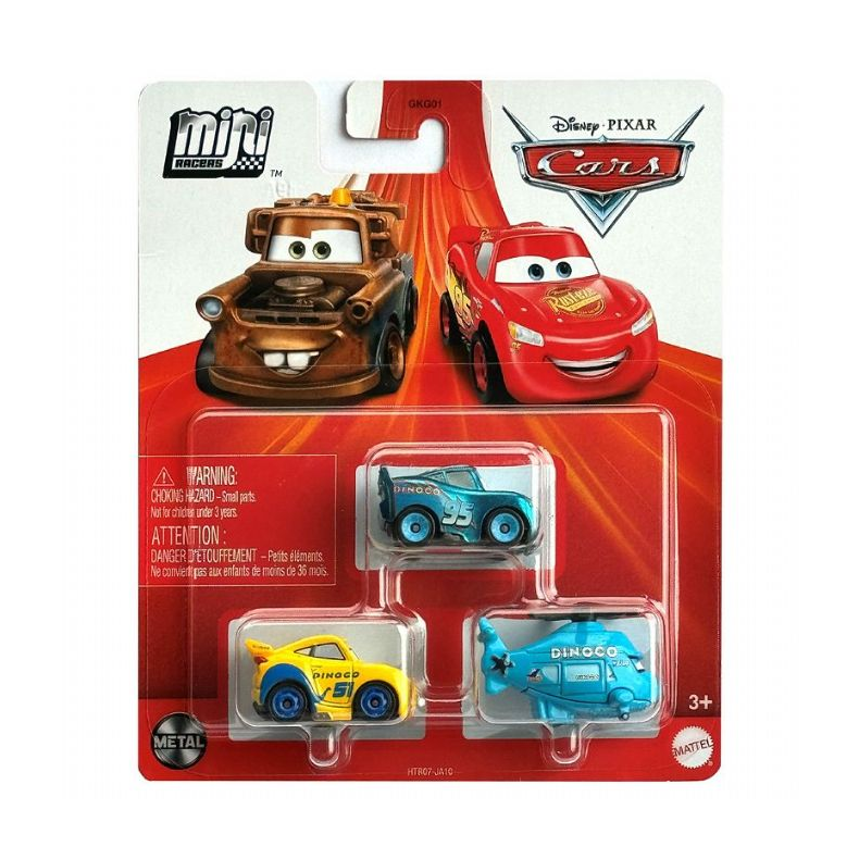 Cars Mini Racerbiler 3 pack