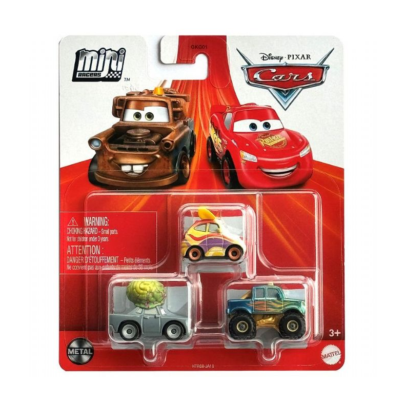 Cars Mini Racerbiler 3 pack