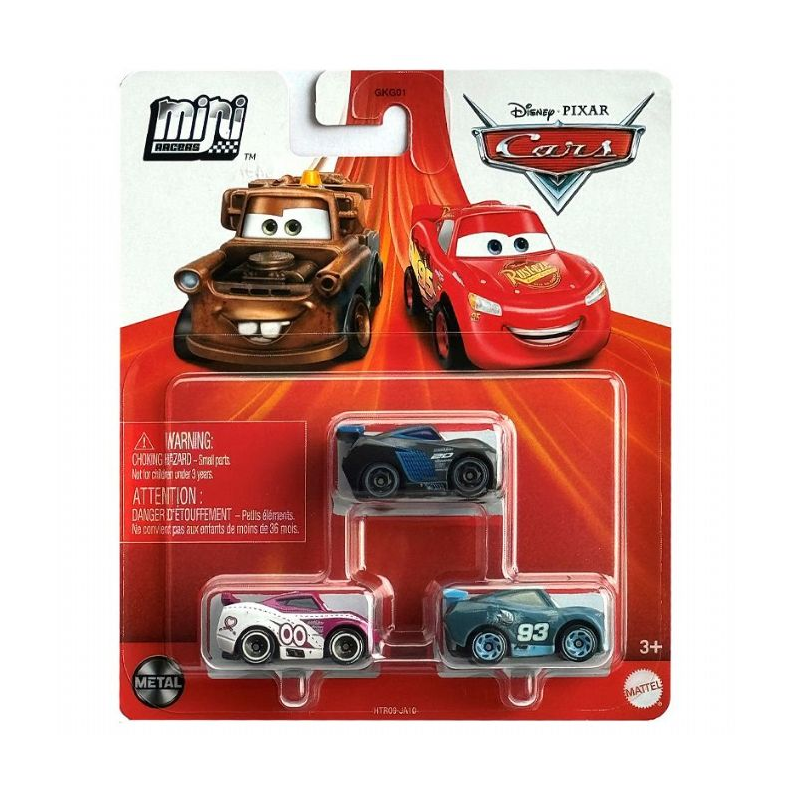 Cars Mini Racerbiler 3 pack