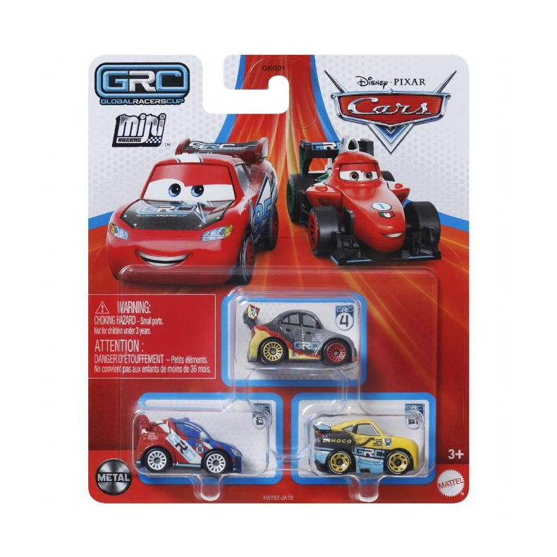 Cars Mini Racerbiler 3 pack