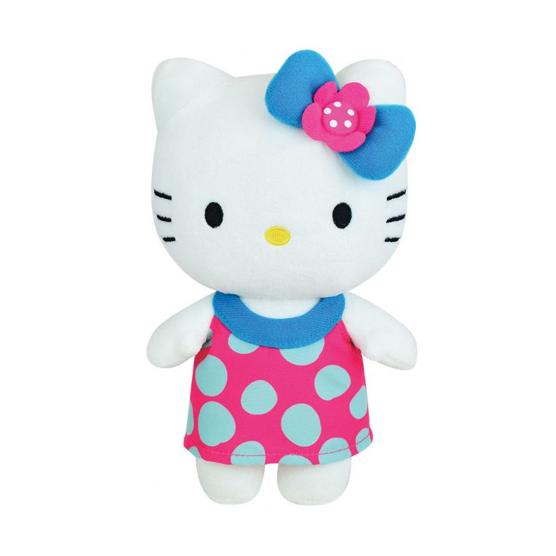 Hello Kitty Gul Gaveske Bamse 20cm