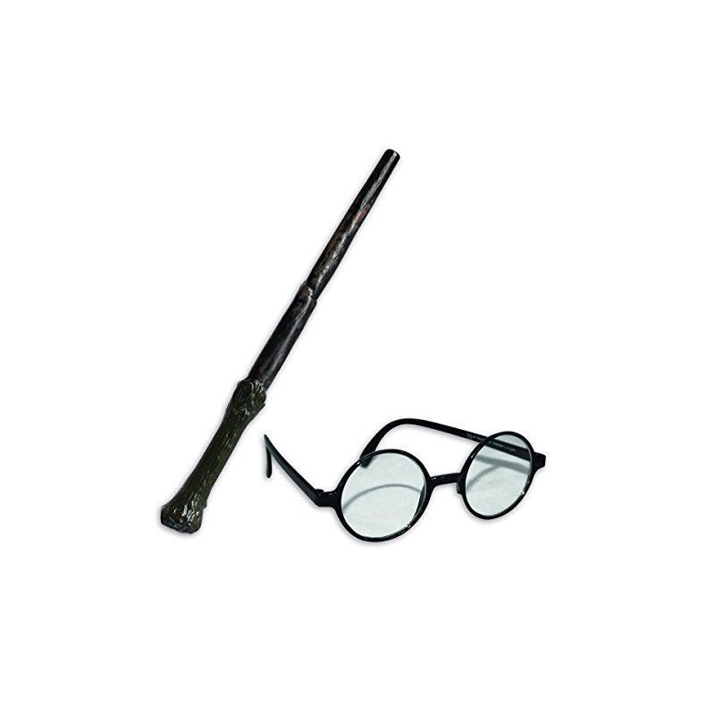 Harry Potter brille og tryllestav