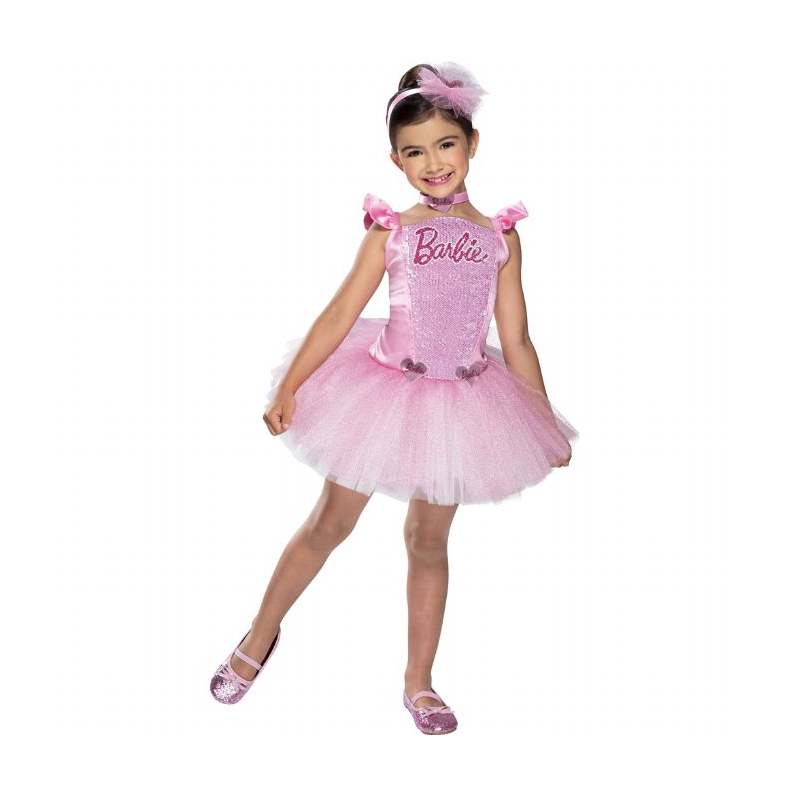 Barbie ballerina kjole str.122-128 cm